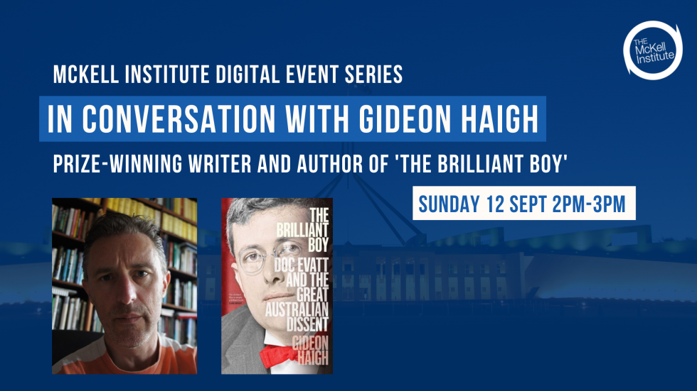 In Conversation with Gideon Haigh The McKell Institute