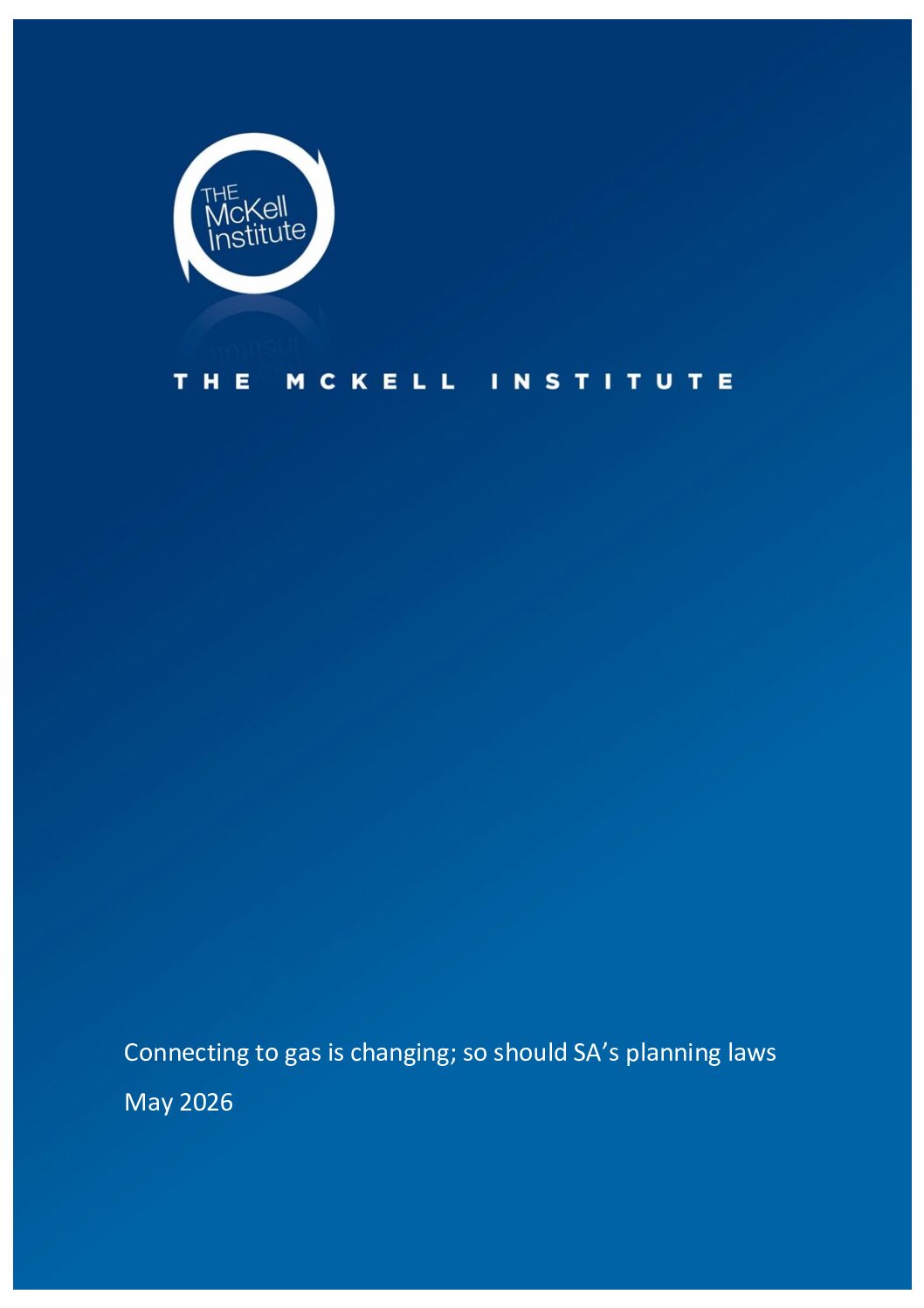 Connecting to gas is changing; so should SA’s planning laws