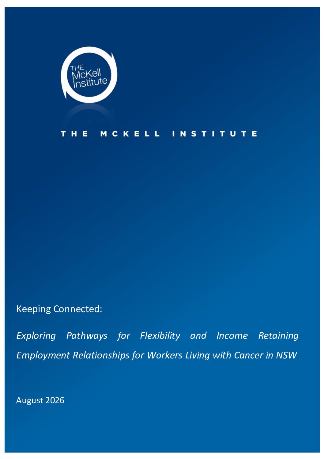 Cancer Council NSW – August 2026 – Front Cover