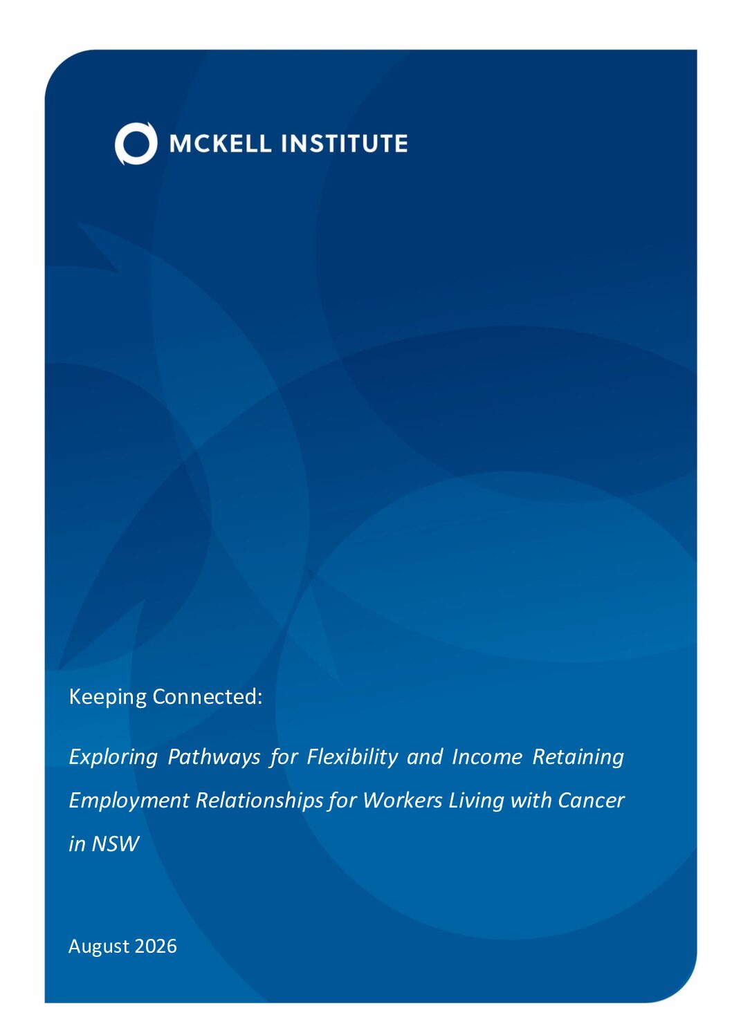 Cancer Council NSW – August 2026 Front Page