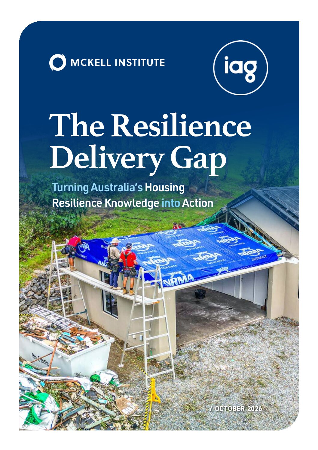 Cover Page – Delivering the Resilience Gap